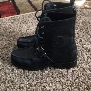 Women’s black Ralph Lauren boots